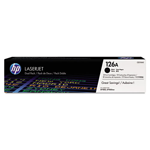 HP 126A Value Pack Black Toner