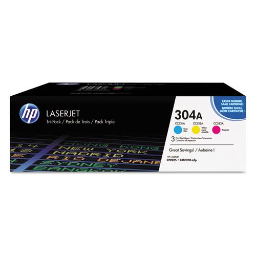 HP 304A Value Pack Color Cartridges