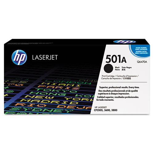 HP 501A Black Toner